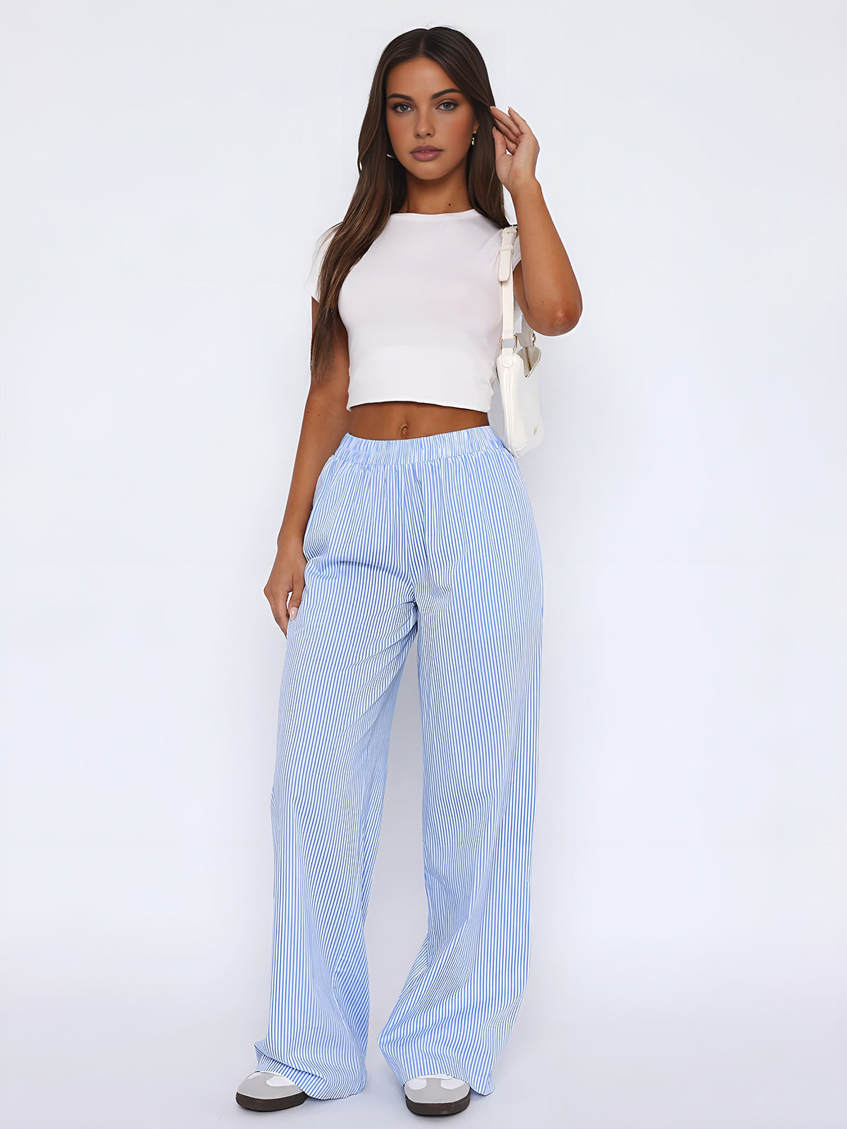Lumy | Weites Bein Leichte Hose für den Sommer