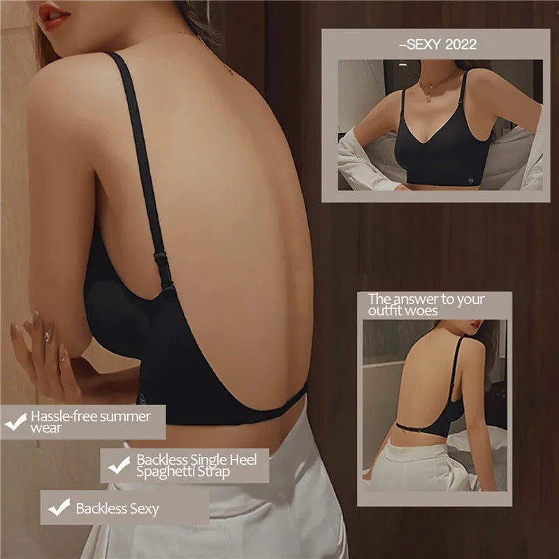 Ava - Bequemer Push-up-BH für offenen Rücken