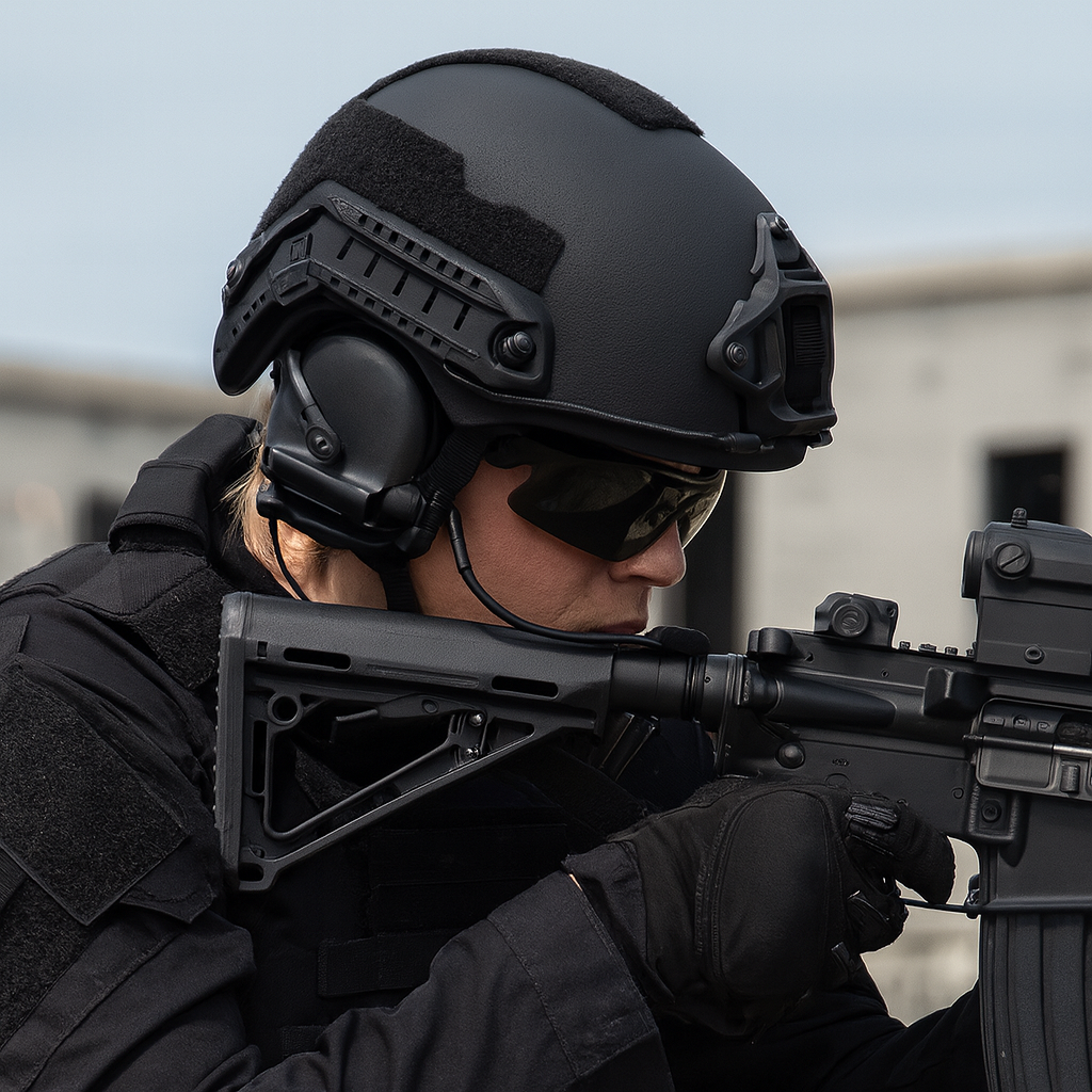 Taktischer Kampfhelm aus ballistischem Kevlar