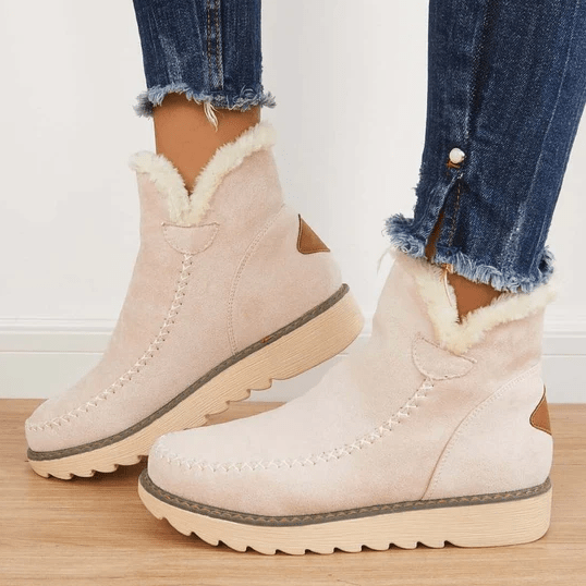 Botas de invierno para mujer súper cómodas y cálidas: antideslizantes y con forro suave.