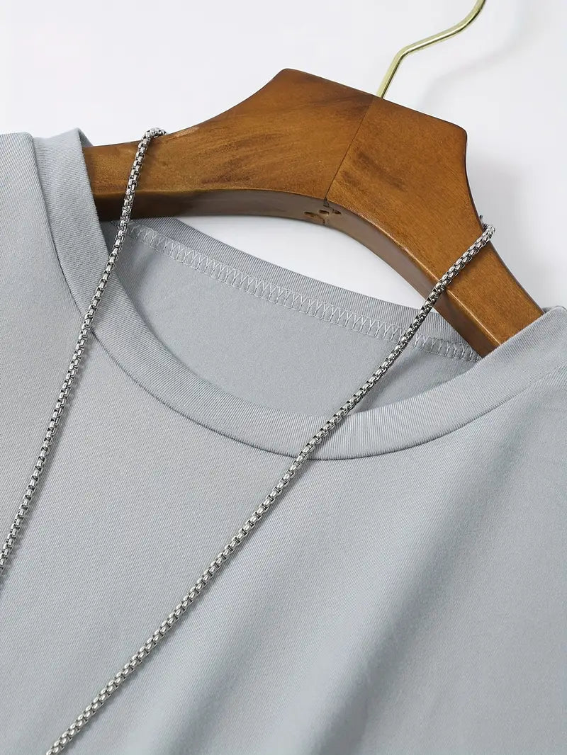 Owen - Herren T-Shirt aus Baumwolle, einfarbig – lässig & trendig