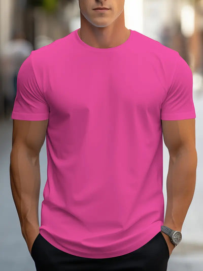 Owen - Herren T-Shirt aus Baumwolle, einfarbig – lässig & trendig