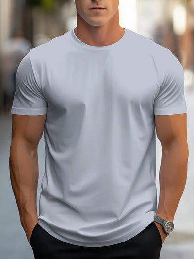 Owen - Herren T-Shirt aus Baumwolle, einfarbig – lässig & trendig