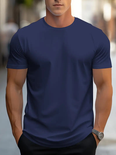 Owen - Herren T-Shirt aus Baumwolle, einfarbig – lässig & trendig