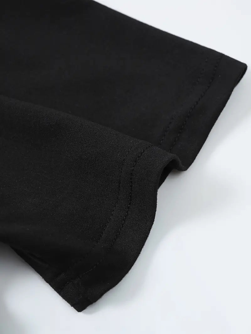 Άσπρο ανδρικό T-shirt με κοντά μανίκια