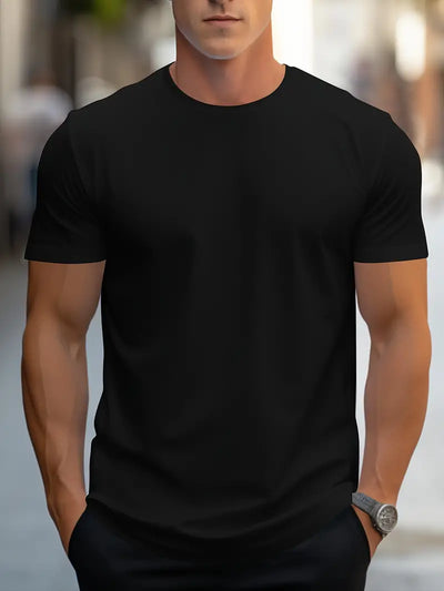 Owen - Herren T-Shirt aus Baumwolle, einfarbig – lässig & trendig