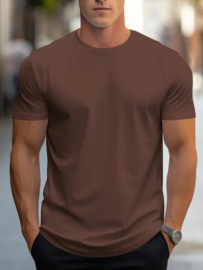 Owen - Herren T-Shirt aus Baumwolle, einfarbig – lässig & trendig