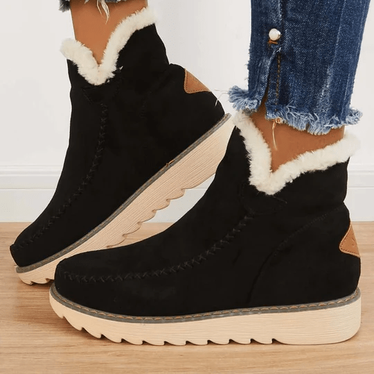 Botas de invierno para mujer súper cómodas y cálidas: antideslizantes y con forro suave.