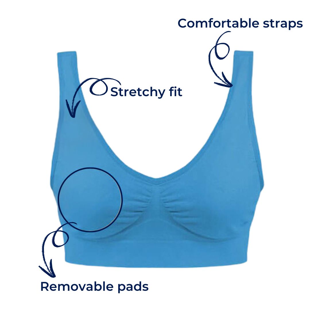 BreathEase Seamless Air Bra | Komfortable, leichte Unterstützung für den täglichen Gebrauch - aktive Kleidung und Erholung nach der Geburt