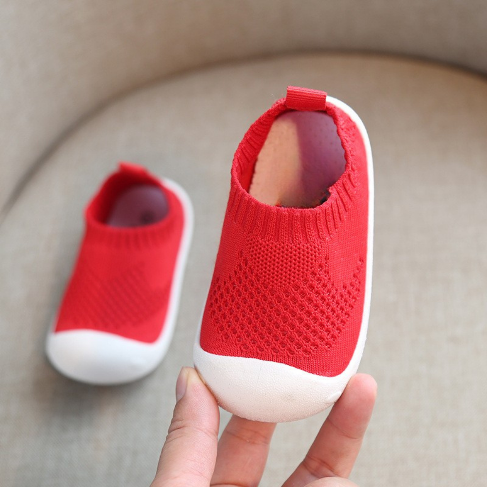 Baby Kleinkind Slip-On Schuhe | Atmungsaktiv Weiche Sohle Rutschfest