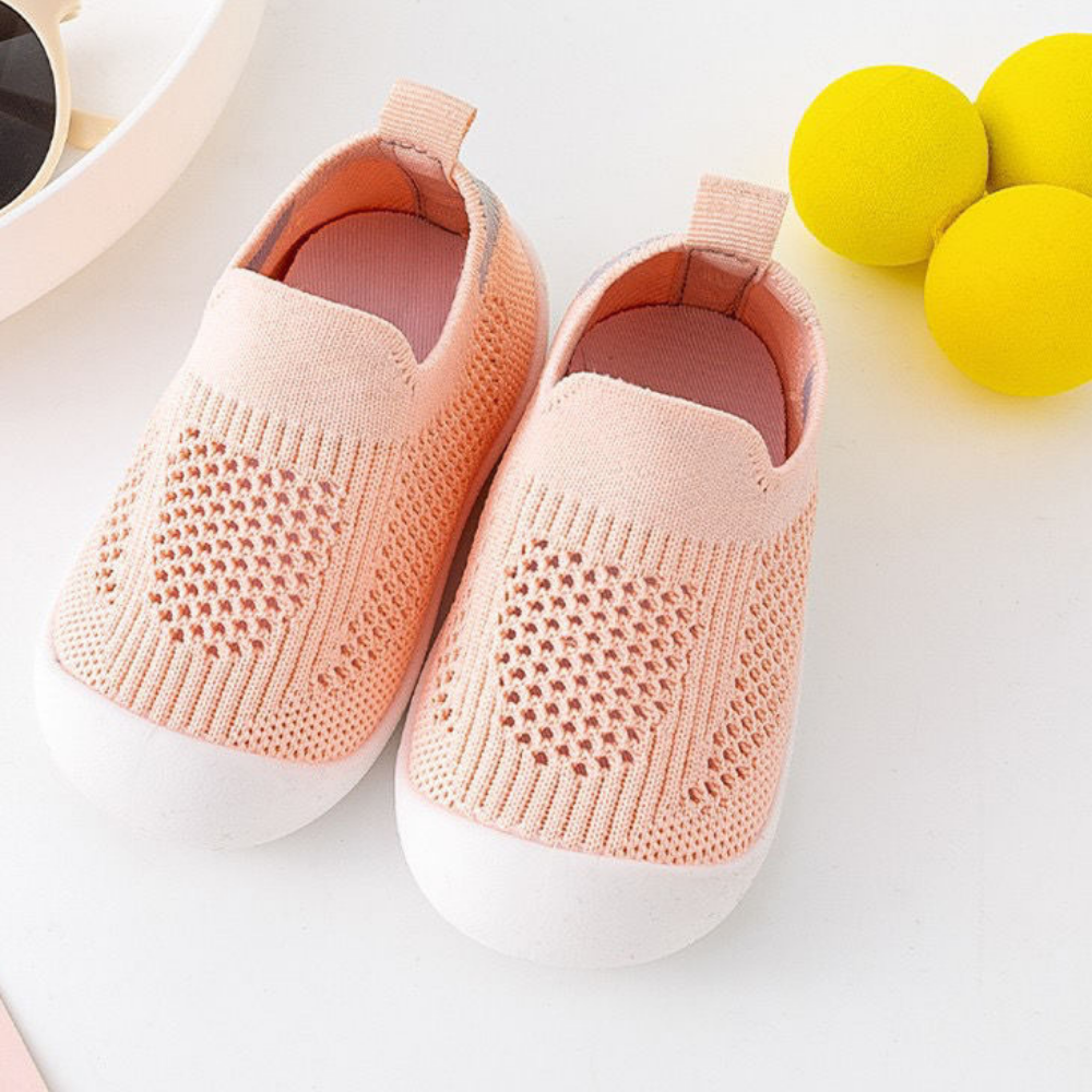 Baby Kleinkind Slip-On Schuhe | Atmungsaktiv Weiche Sohle Rutschfest