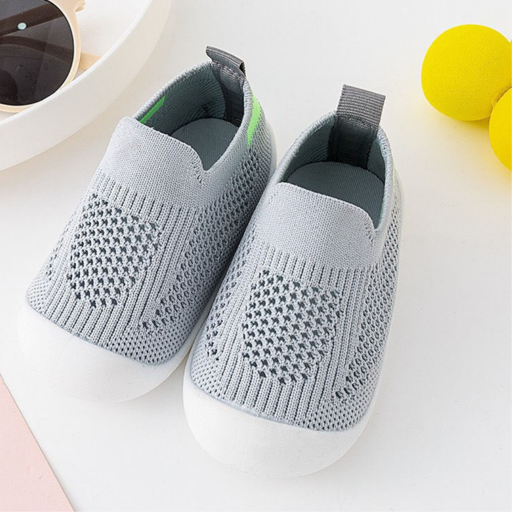 Baby Kleinkind Slip-On Schuhe | Atmungsaktiv Weiche Sohle Rutschfest