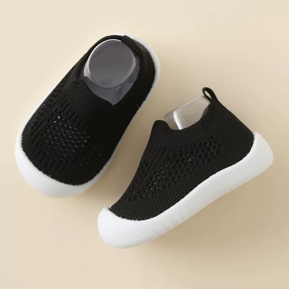 Baby Kleinkind Slip-On Schuhe | Atmungsaktiv Weiche Sohle Rutschfest
