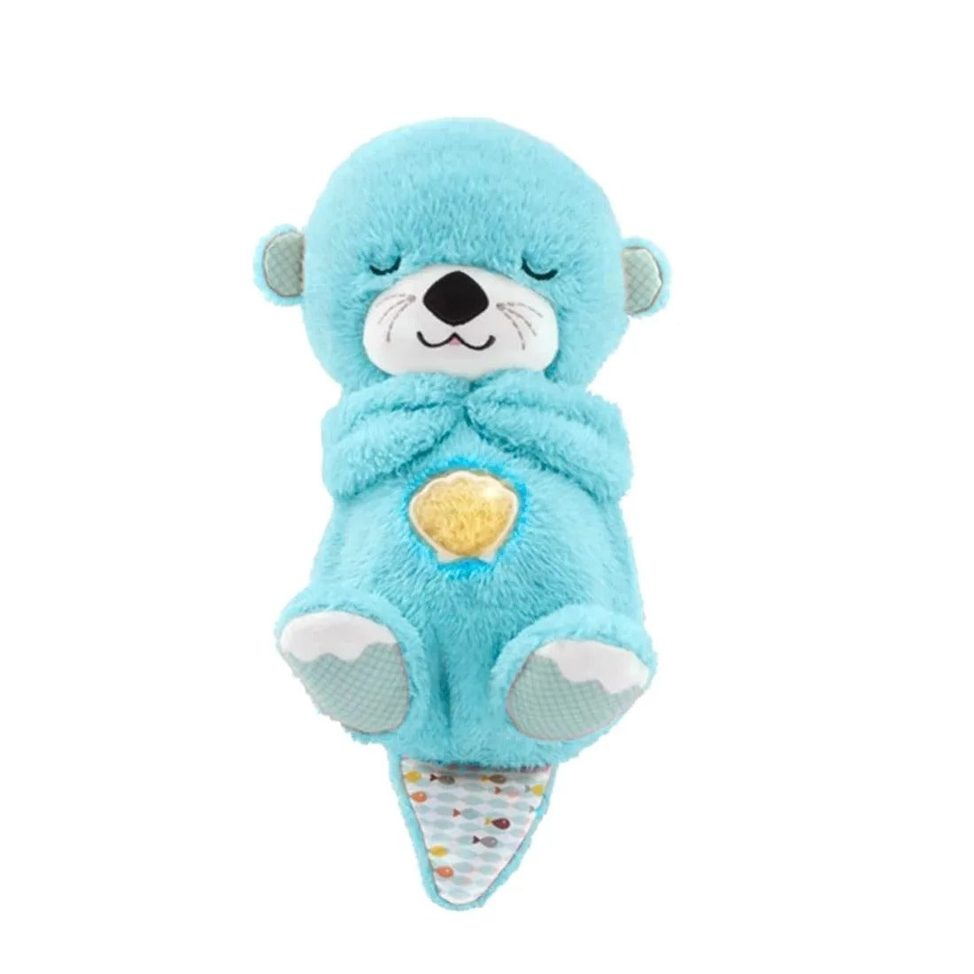 Atmender Otter aus Plüsch