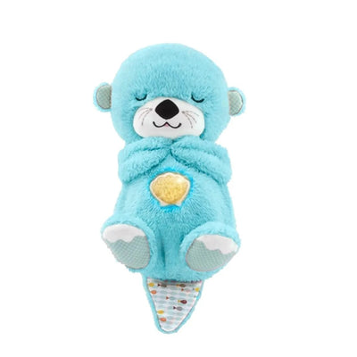 Atmender Otter aus Plüsch