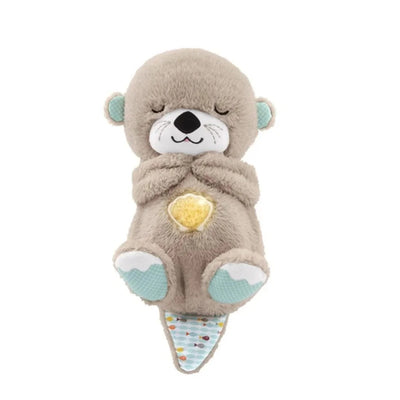 Atmender Otter aus Plüsch