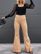LURRA | Ausgestellte Cordhose bequem Trendy Schlaghose