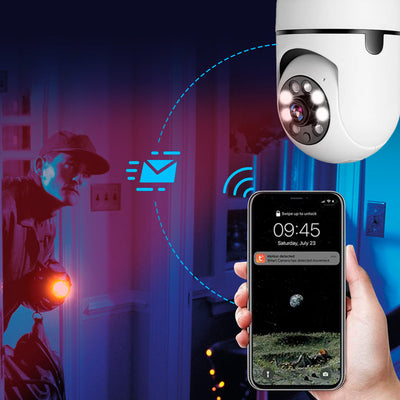 SafeSecure: Vigilancia del hogar sin complicaciones con cámara con luz y zoom inteligente