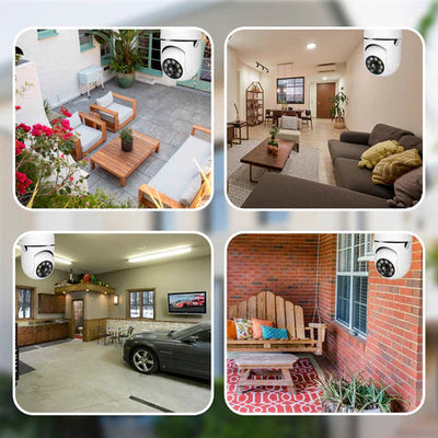 SafeSecure: Vigilancia del hogar sin complicaciones con cámara con luz y zoom inteligente