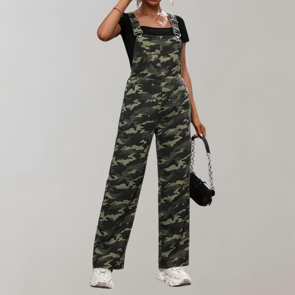Neea - Stylischer Camouflage-Overall für Frauen für den Sommer