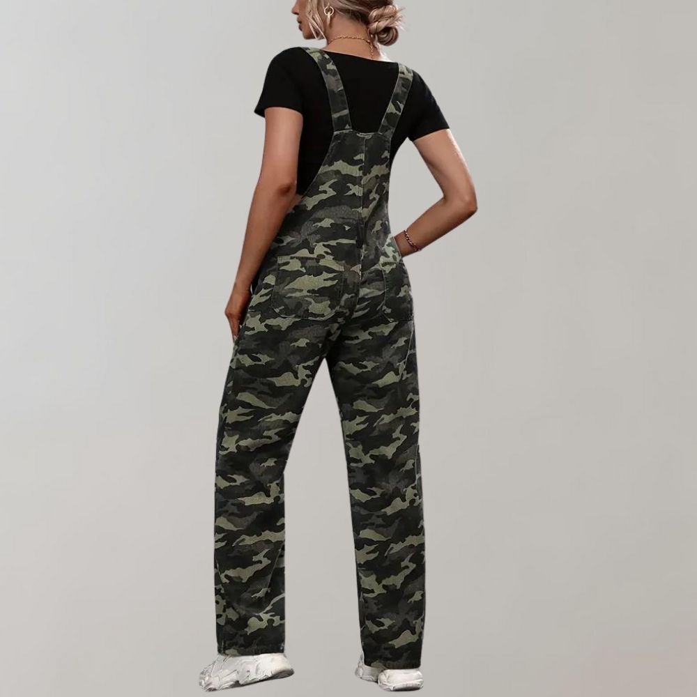 Neea - Stylischer Camouflage-Overall für Frauen für den Sommer