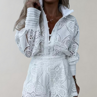 Izabela - Damen-Sommerset - Modisches zweiteiliges Design