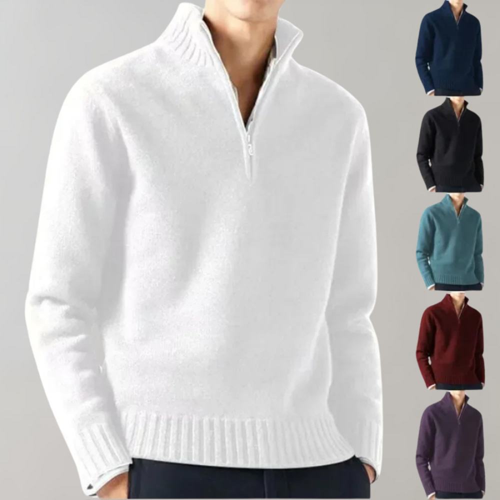 Warmer Fleece-Zip-Pullover für Herren | Perfekt für Outdoor-Aktivitäten