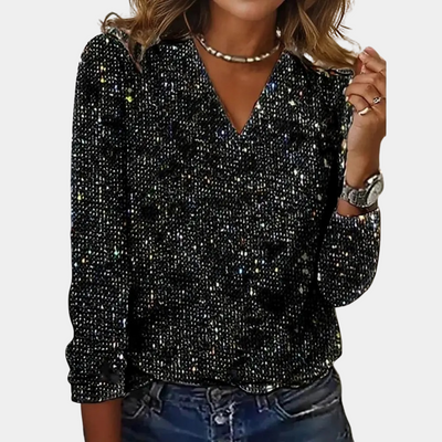 Priscilla - Pailletten-Top für Damen