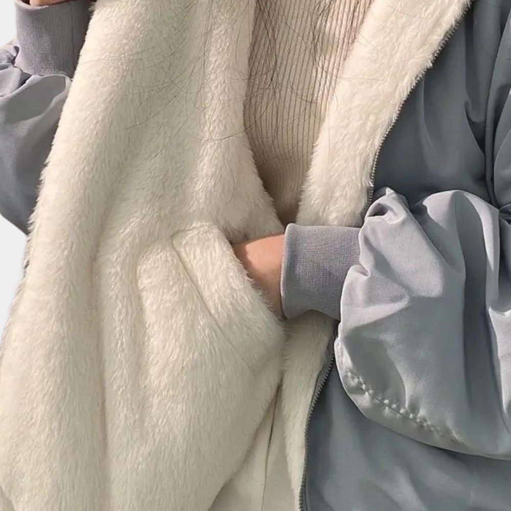 Olymp | Gefütterter Wintermantel mit Kapuze für Frauen