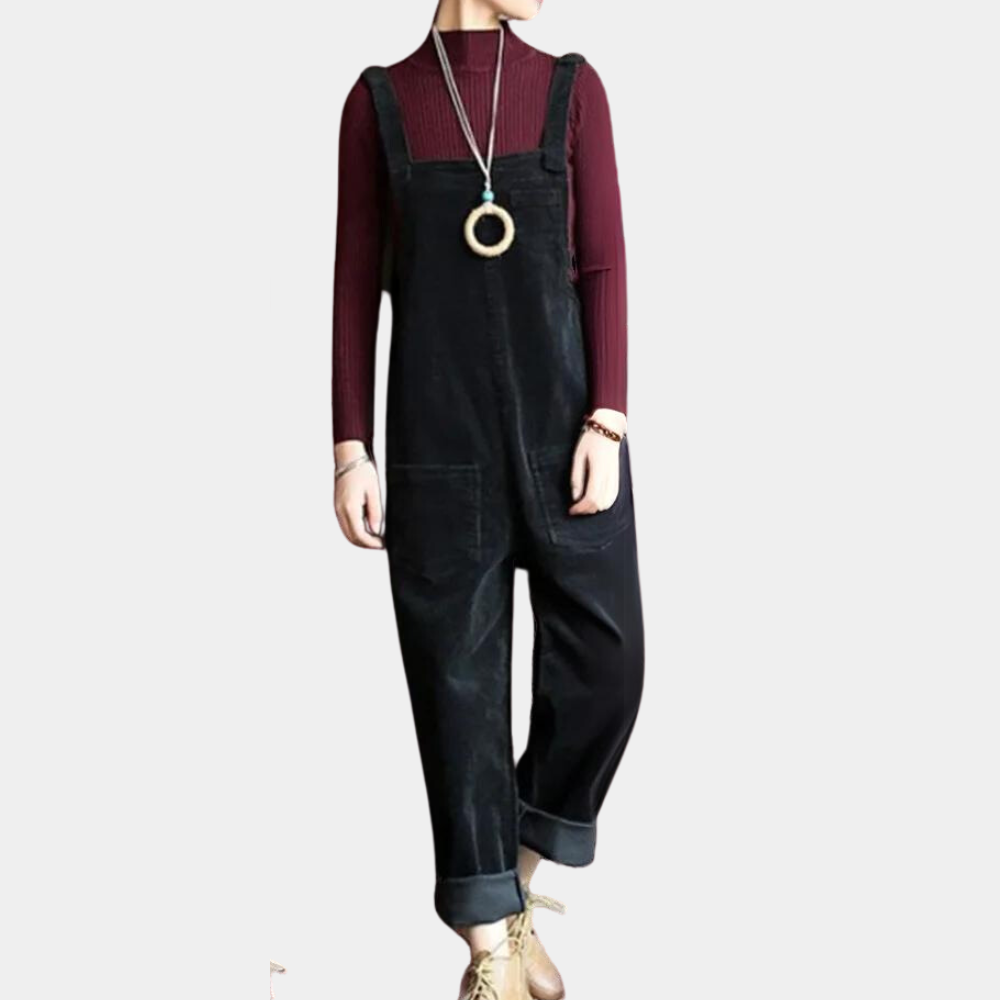 Lässiger Cordsamt-Sommer-Overall für Frauen