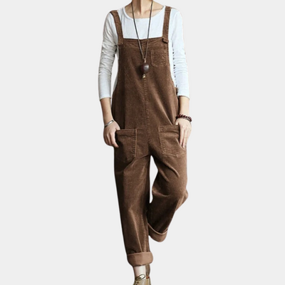 Lässiger Cordsamt-Sommer-Overall für Frauen