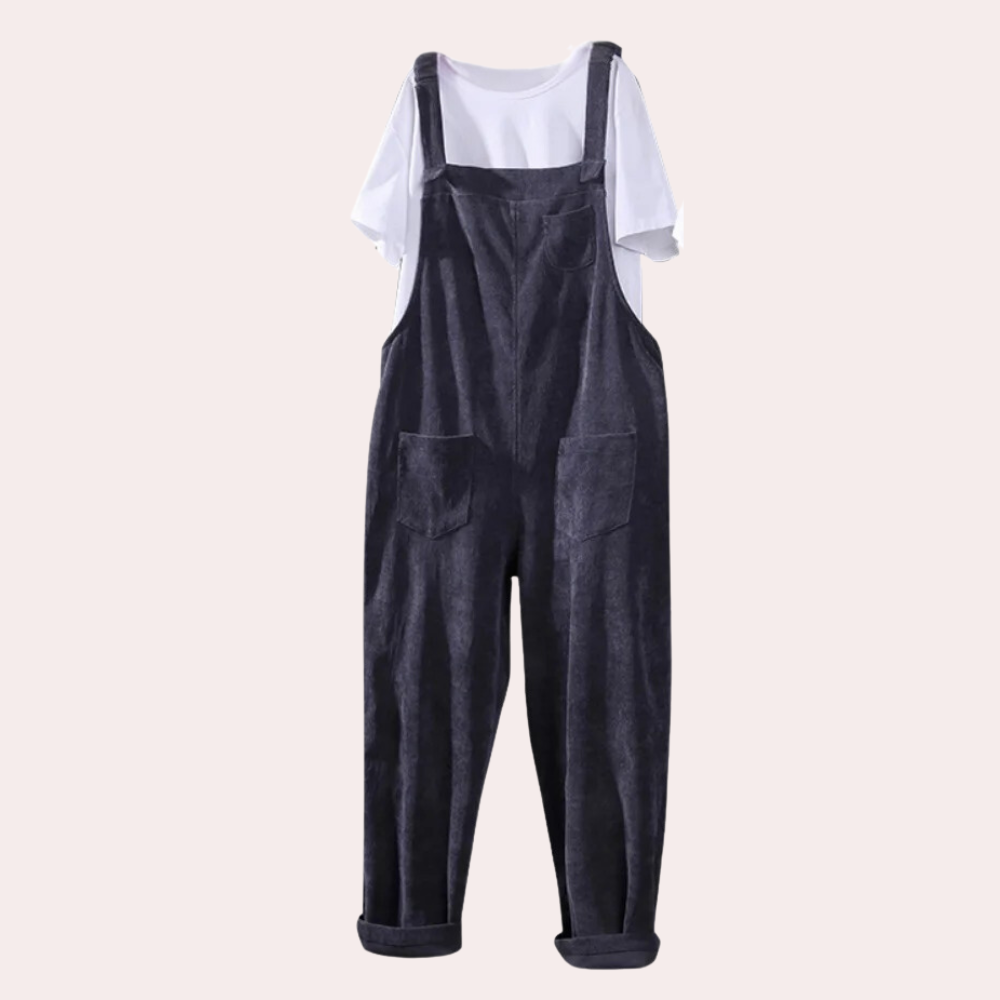 Lässiger Cordsamt-Sommer-Overall für Frauen