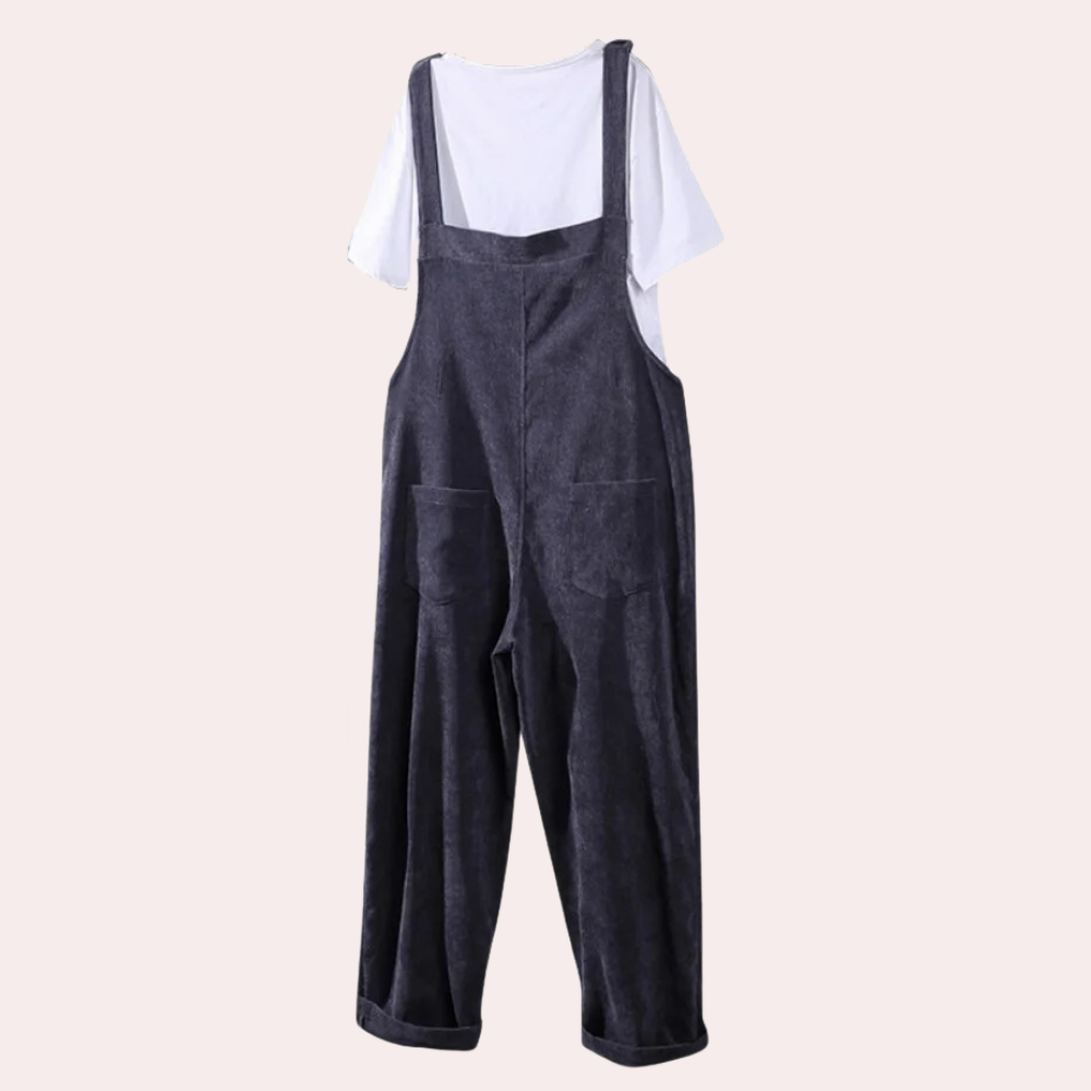 Lässiger Cordsamt-Sommer-Overall für Frauen