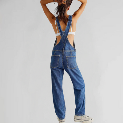 Valeria - Trendiger Sommeroverall aus Denim für Frauen