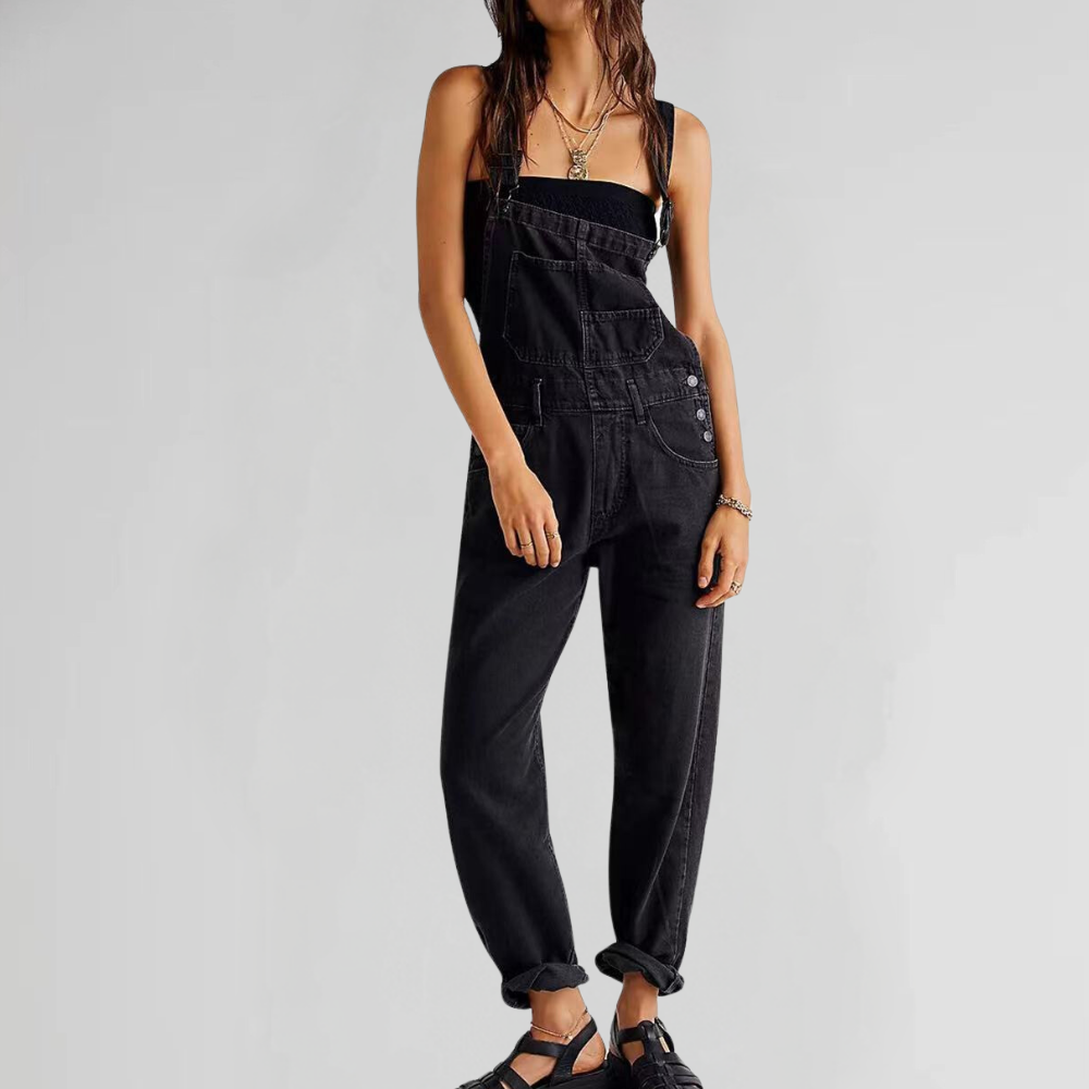 Valeria - Trendiger Sommeroverall aus Denim für Frauen