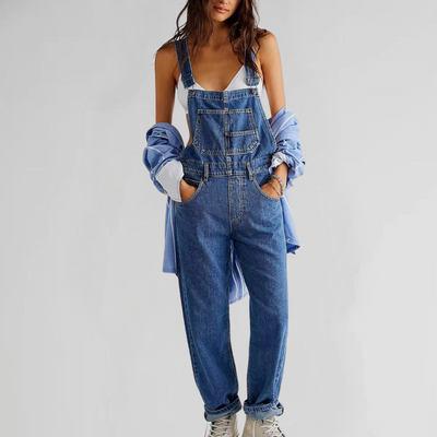 Valeria - Trendiger Sommeroverall aus Denim für Frauen
