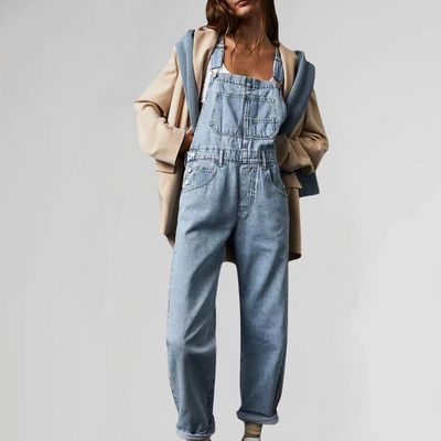 Valeria - Trendiger Sommeroverall aus Denim für Frauen