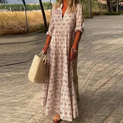 Olivia - Schickes Boho-Kleid für den Strandurlaub