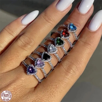 Isara - Anillo de compromiso en forma de corazón