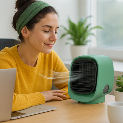 AIRLOOM | 2-in-1 tragbarer Luftkühler und Luftbefeuchter