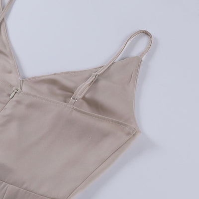 SERENA | Luxuriöses Satin-Maxikleid