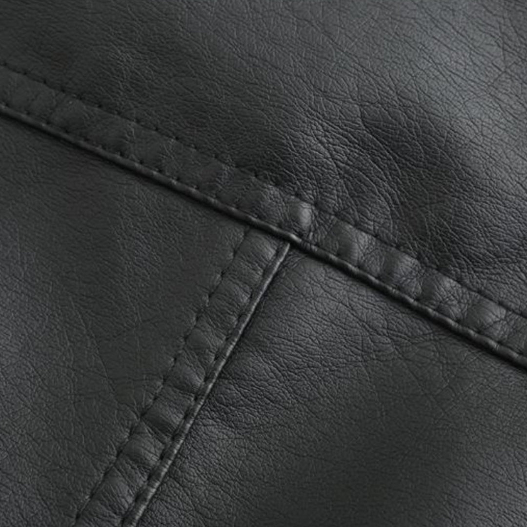 Kožená bunda s stojatým golierom pre ženy