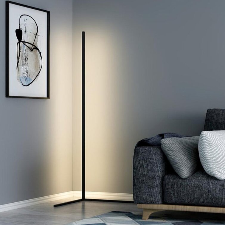 Schlanke LED-Eckleuchte | Einstellbare Helligkeit für Wohnzimmer oder Schlafzimmer