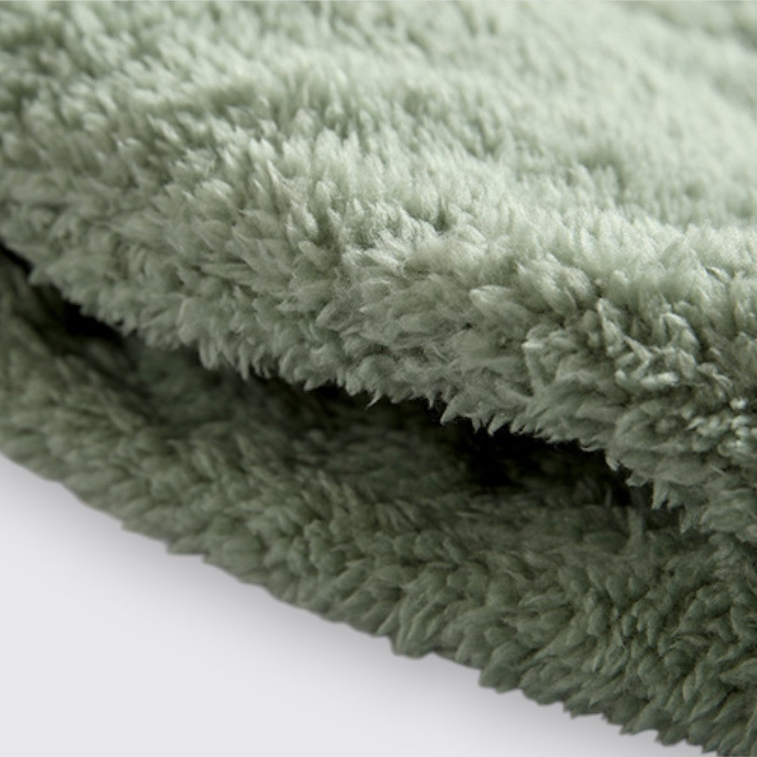 Damen Teddy Jacke mit Kapuze – Reißverschluss – Bequemer Schnitt