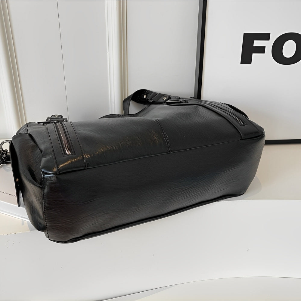 Aliona - Σχολική τσάντα με ιμάντα ώμου και φερμουάρ