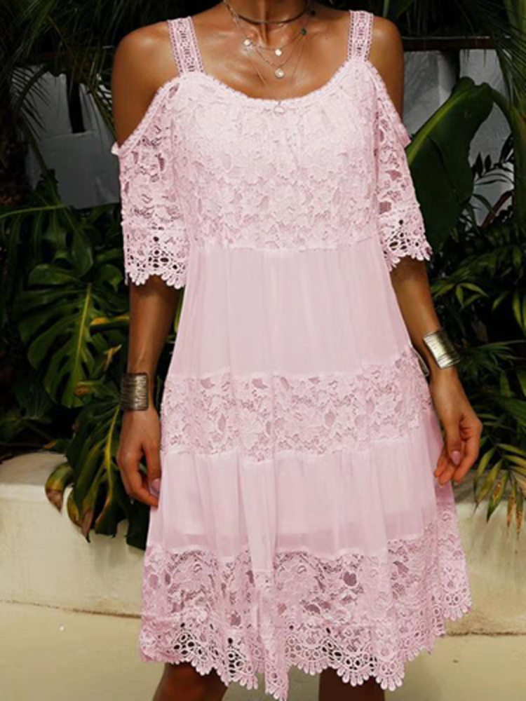 Acuza - Robe en dentelle chiffon