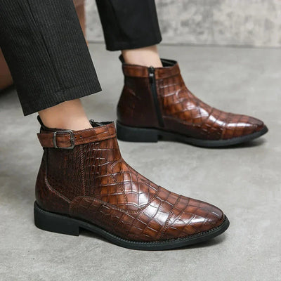 Stylische Chelsea Boots aus Leder für Männer