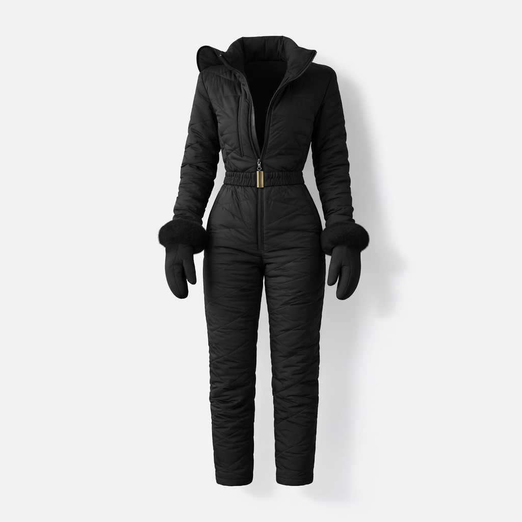 Elegant Women-Winter-Overall black
