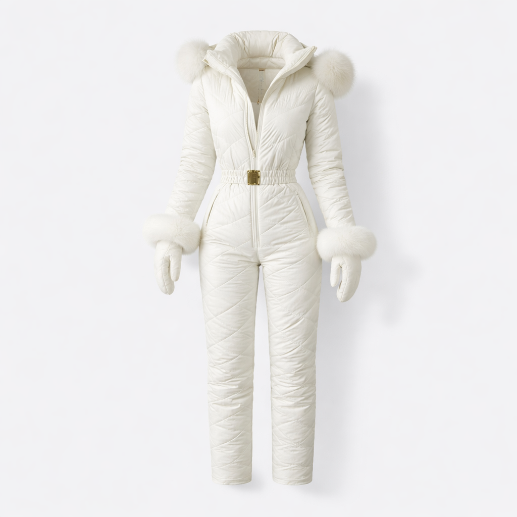 Elegant Women-Winter-Overall white
