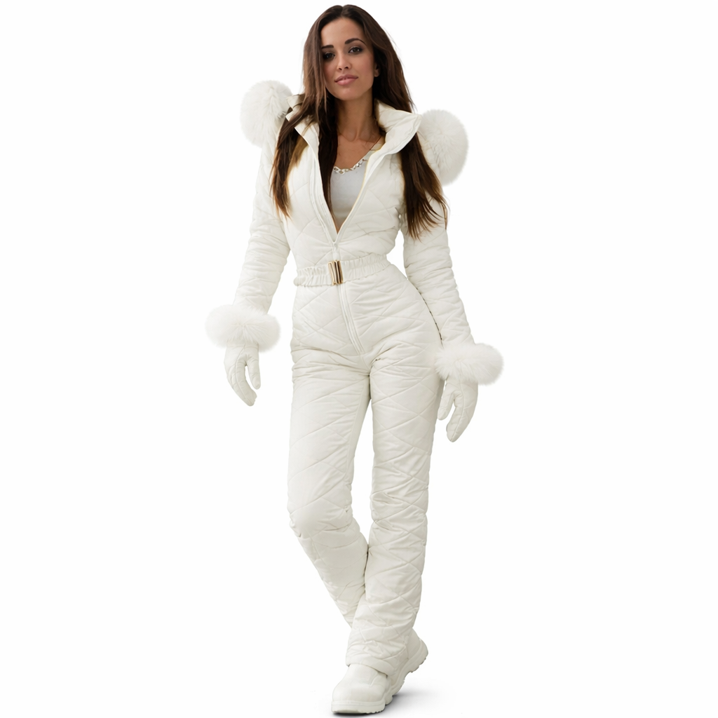 Elegant Women-Winter-Overall white